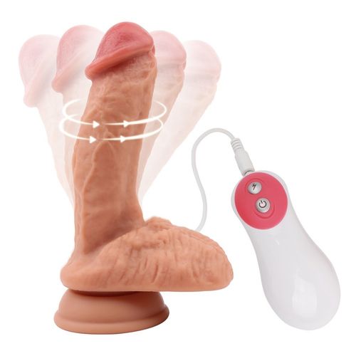 extreal sensual controller vibrating dildo flesh na Arena.pl
