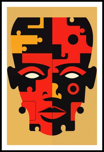 Plakat 53x81cm Puzzle Tożsamości na Arena.pl