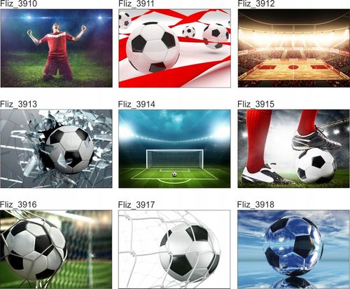 FOTOTAPETA PIŁKARSKA PIŁKA W OGNIU BRAMKA 360x240 na Arena.pl