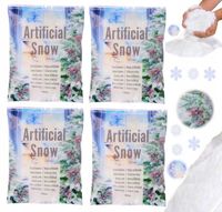 SZTUCZNY ŚNIEG W PROSZKU SYPKI 1 L DROBNY PŁATKI DO DEKORACJI ŚWIĄTECZNYCH