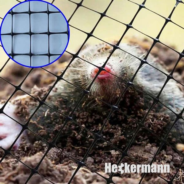 SIATKA NA KRETY 1x100m 30g/m2 POD TRAWNIK PRZECIW KRETOM NORNICE 50x KOŁKI zdjęcie 11