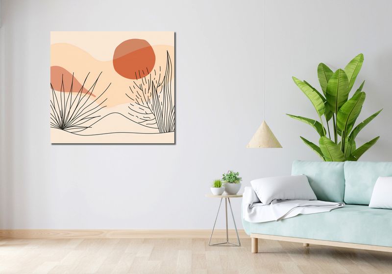 Obraz 100x90cm Miękka Roślinność zdjęcie 2