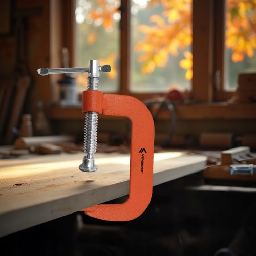 Ścisk stolarski typu C 3″ VERGIONIC żeliwny 85 mm mocny zacisk na Arena.pl