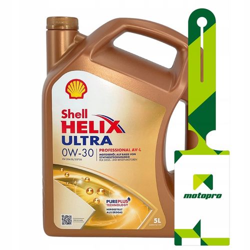 Shell Helix Ultra 0W30 AV-L 5L - VW 504 / 507 - OLEJ + ZAWIESZKA GRATIS! na Arena.pl