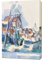 Obraz 60x90cm Church at Montigny, Paul Cezanne Vintage do Salonu