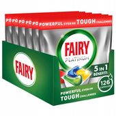 Fairy Platinum All in One Kapsułki do zmywarki 6 x 21szt. = 126 szt.