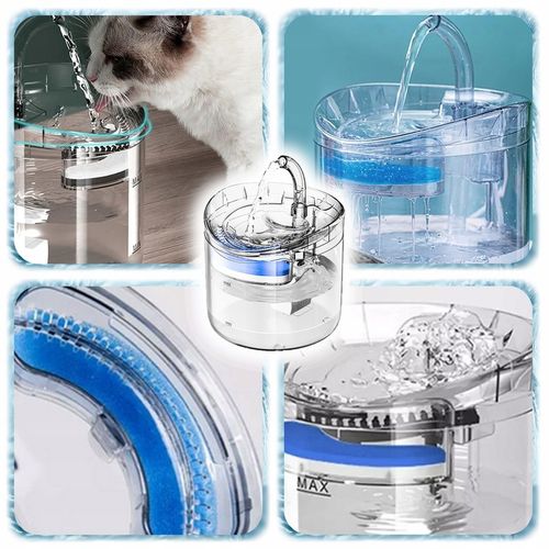 POIDEŁKO FONTANNA DLA KOTA PSA Poidło Automatyczne Miska 1,8L + Filtr na Arena.pl