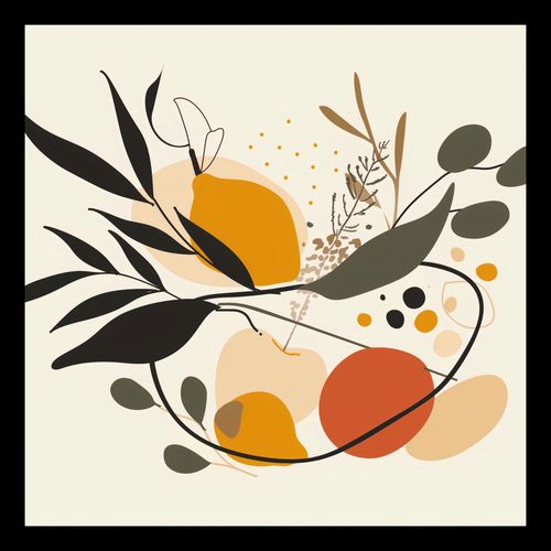 Plakat 30x30cm Botaniczny Wir na Arena.pl