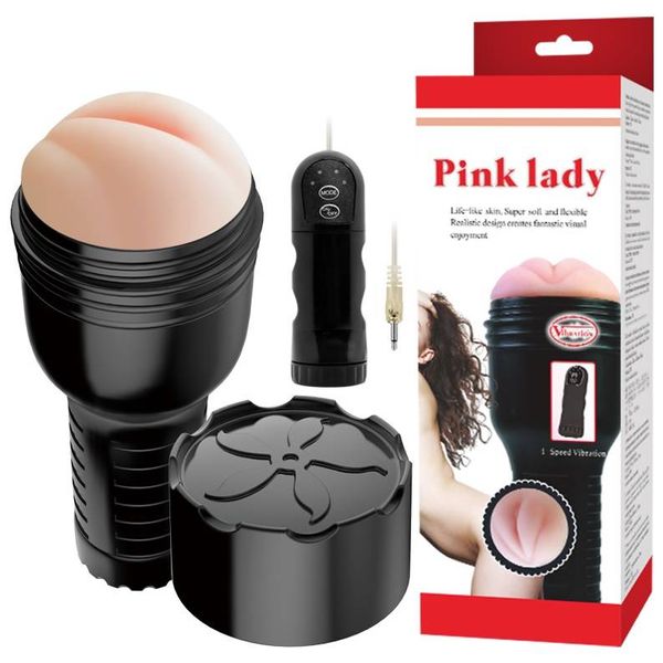 Pochwa Wibrujące Usta Cyber Skóra - Latarka Flashlight zdjęcie 1