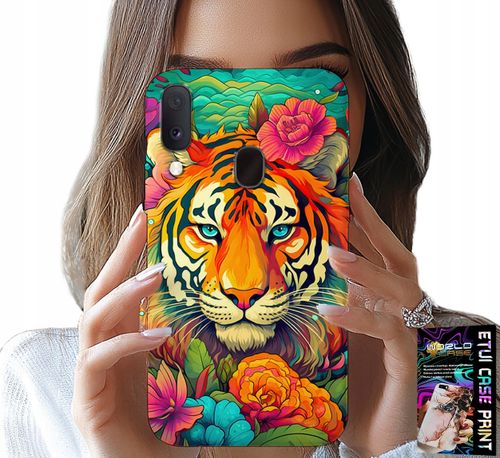ETUI DO SAMSUNG GALAXY A20E - ZWIERZĘCE WZORY TYGRYS TYGRYSEK CASE na Arena.pl