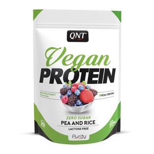 QNT - Vegan Protein izolat - 500 g czerwone owoce