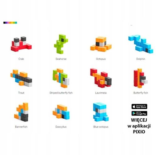 KLOCKI MAGNETYCZNE PIXIO MINI OCEAN 75 EL STORY na Arena.pl