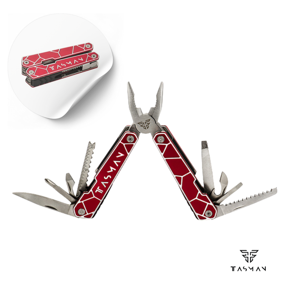 multitool tasman 13 funkcji czerwony zdjęcie 3