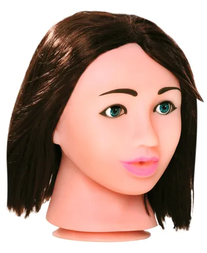 pipedream fetish fantasy head model z otworem ust i długimi włosami na Arena.pl