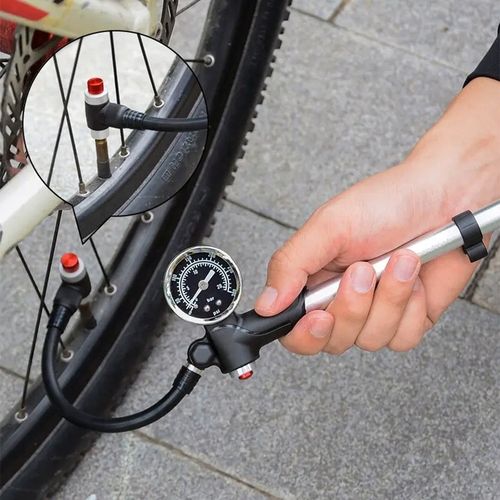 ROWEROWA POMPKA DO AMORTYZATOWRÓW DAMPERÓW ROWEROWYCH RĘCZNA 300 PSI 20 BAR na Arena.pl