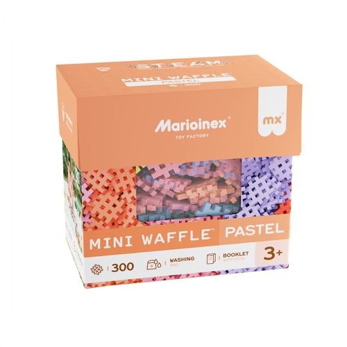 Mini Waffle. Pastel. 300 elementów. Marioinex na Arena.pl