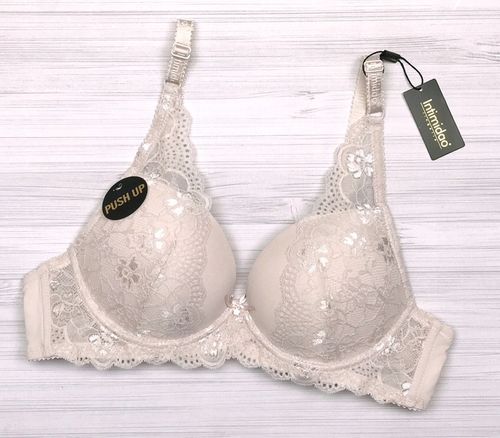 Intimidao 85B Biustonosz duży push-up powiększa biust pudrowy na Arena.pl