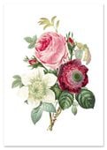 Plakat bukiet kwiaty vintage 30x40 cm