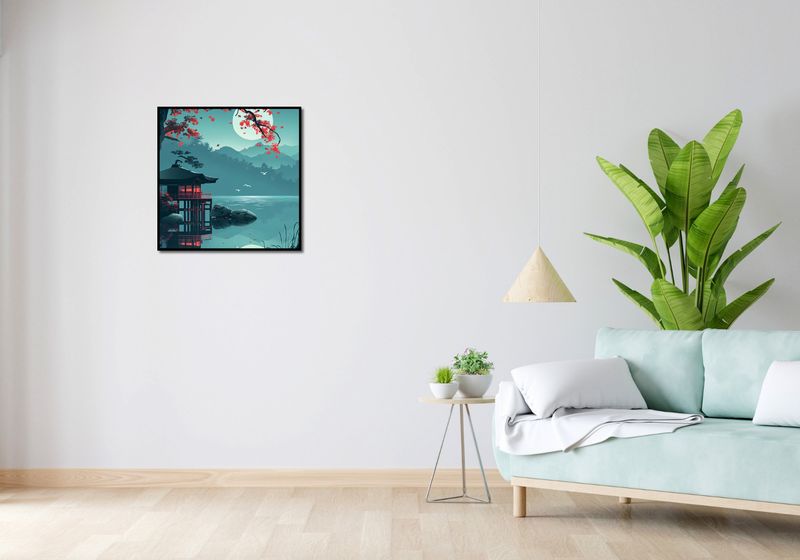 Plakat 60x60cm Japoński Pawilon zdjęcie 4