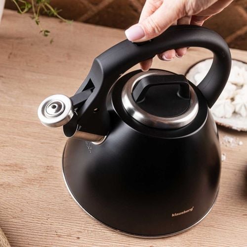 czajnik stalowy z gwizdkiem 2,5l klausberg kb-7952 na Arena.pl