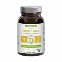 Biowen Omega 3 Forte 1000mg EPA 500mg DHA 90 kapsułek SERCE MÓZG ODPORNOŚĆ