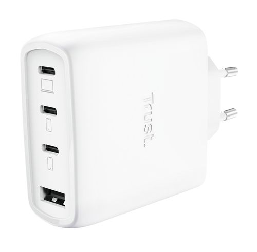 Ładowarka sieciowa TRUST Maxo GaN 65W 1xUSB-A 3xUSB-C Biały na Arena.pl