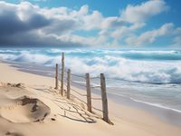 Plakat 100x75cm Szepty Oceanu