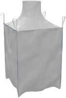 worek big-bag 90*90*150 cm biały, komin wsypowy - mg-300-0050