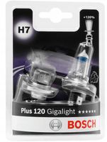 ŻARÓWKI H7 BOSCH GIGALIGHT PLUS +120% WIĘCEJ ŚWIAT