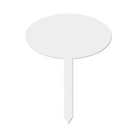 Tabliczka ogrodowa 20 x 25 cm z MDF-u do sublimacji - owal