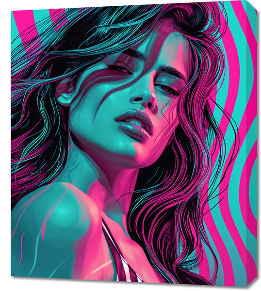 Obraz 60x70cm Neonowy Wzrok zdjęcie 1