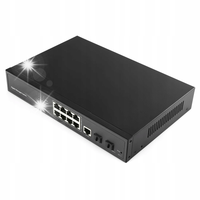 Cudy GS2008S2 SWITCH zarządzalny L2 8-port LAN GIGABIT 2-SFP Fiber konsola