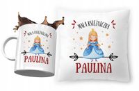 Zestaw Dla Pauliny Poduszka + Kubek Dla Dziecka Z Nadrukiem Ze Zdjęciem