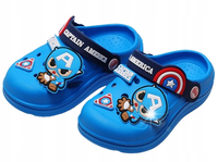 KLAPKI KAPCIE DZIECIĘCE BUTY SANDAŁKI MARVEL KAPITAN AMERYKA 29-30