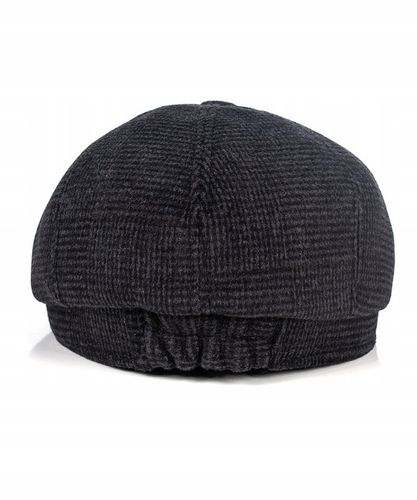 Kaszkiet Męski Grafitowy Wełna Premium Retro PEAKY BLINDERS Gazeciarz na Arena.pl