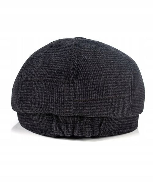 Kaszkiet Męski Grafitowy Wełna Premium Retro PEAKY BLINDERS Gazeciarz zdjęcie 5