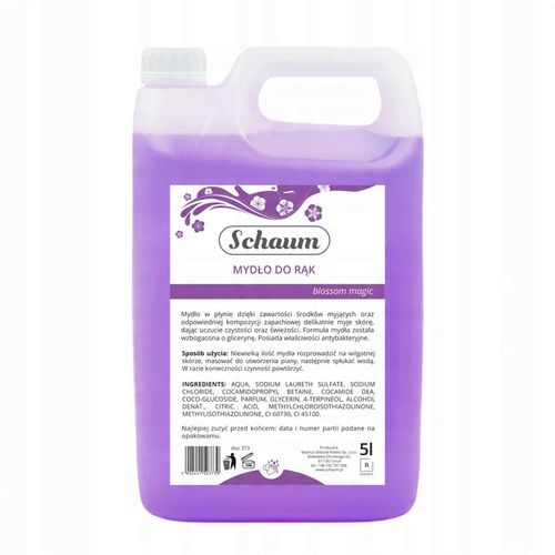 MYDŁO W PŁYNIE DO DOZOWNIKÓW DO RĄK 5L WYDAJNE KWIATOWE ANTYBAKTERYJNE na Arena.pl