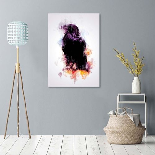 Deco Panel, Czarny kruk 70x100 na Arena.pl