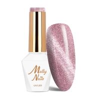 Lakier hybrydowy LED/UV Gel Polish MollyNails Cat Eye Womanity Nr 441 8g