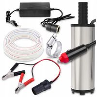 MOCNA ELEKTRYCZNA POMPKA DO SPUSZCZANIA PALIWA OLEJU WODY ROPY 12V POMPA