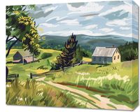 Obraz 60x50cm Bujna Wieś