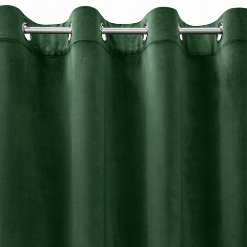 Zasłona Przelotki Welwet Welur 140X250 CM ZIELONA na Arena.pl