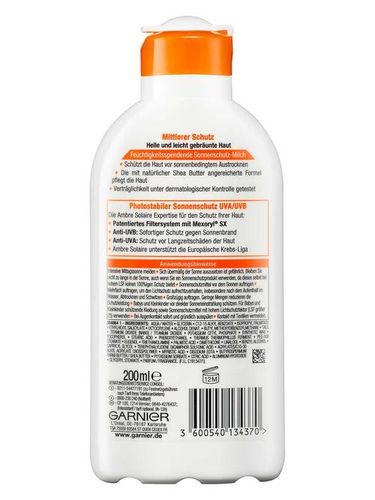 Mleczko Do Opalania Garnier 20 Spf 200 Ml na Arena.pl