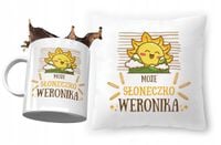 Zestaw Dla Weroniki Poduszka + Kubek Dla Dziecka Z Nadrukiem Ze Zdjęciem