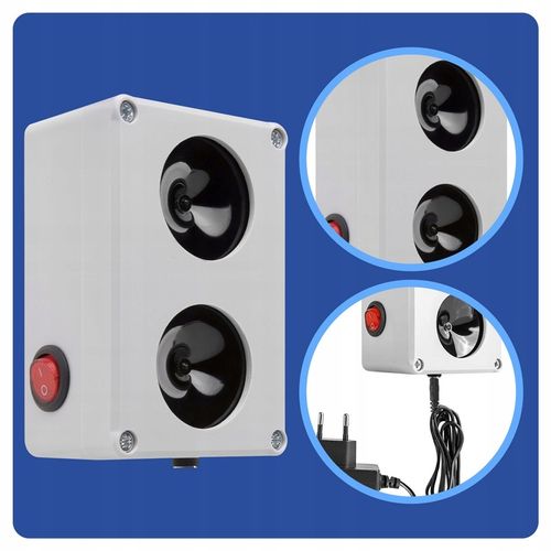 ODSTRASZACZ KUN MYSZY SZCZURÓW GRYZONI PODWÓJNY DO DOMU I OGRODU 2000 na Arena.pl