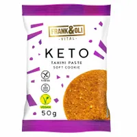 Miękkie Ciasteczko z Pastą Sezamową Tahini Frank&amp;oli, 50g Keto