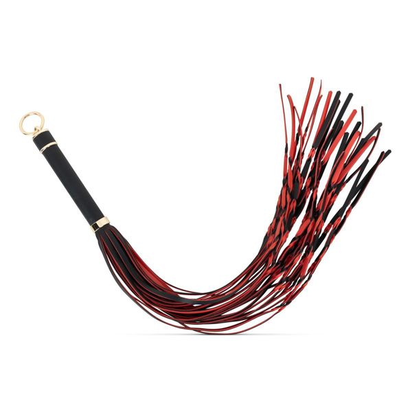 Fetish Collection - Flogger 64 Cm - Red And Black zdjęcie 3