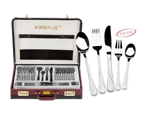 SZTUĆCE KINGHOFF 84 EL. POŁYSK KH-1574 (3504) na Arena.pl