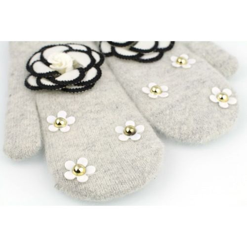 rękawiczki cute rek109 szare na Arena.pl