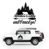 NAKLEJKA NA BOK AUTA KAMPER przyczepę kempingową camper samochód 50cm